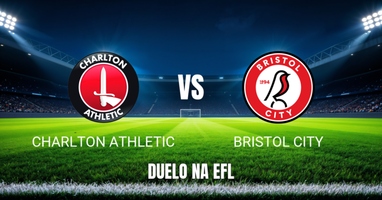 Onde assistir Charlton Athletic x Bristol City: Palpite 10/10/2026