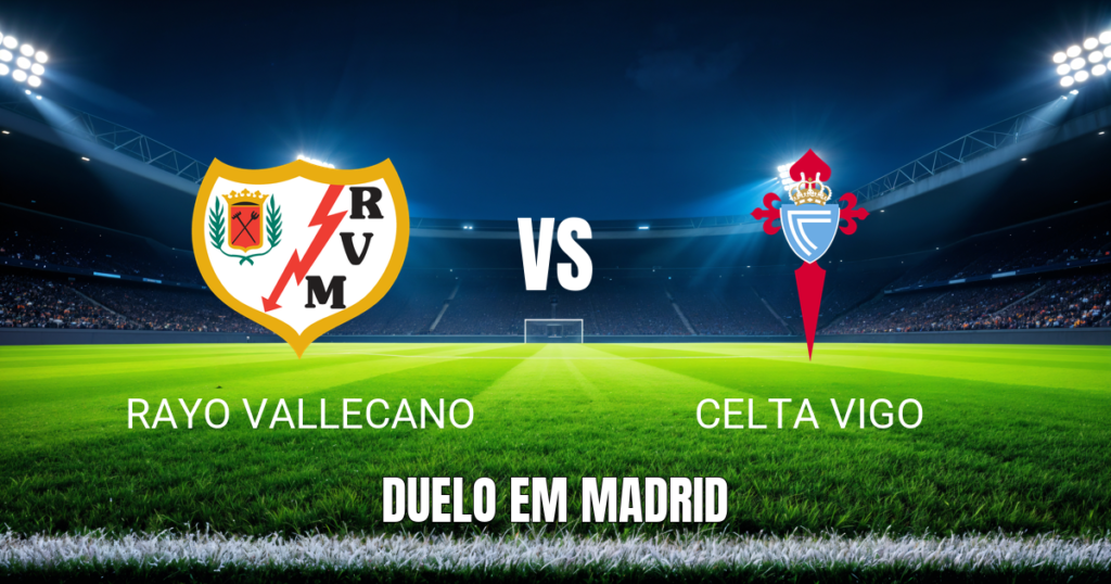 Onde assistir Rayo Vallecano x Celta Vigo: Palpite e 31/10/2026