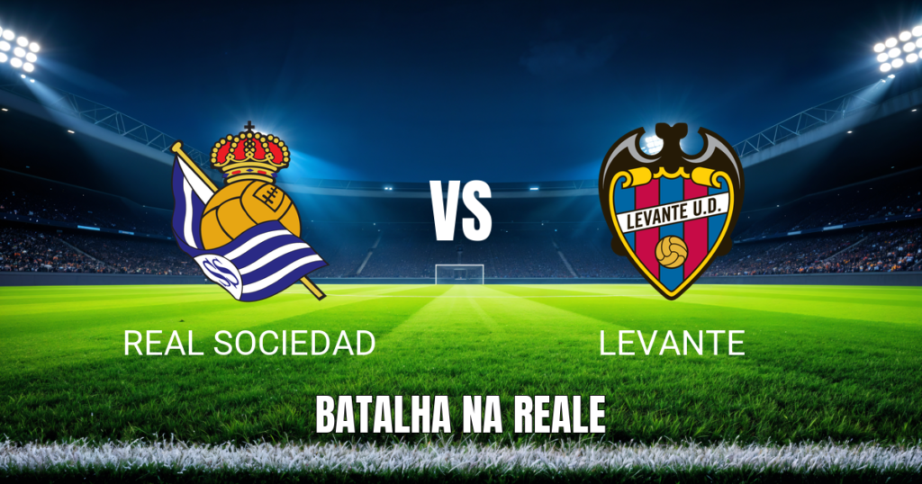 Onde assistir Real Sociedad x Levante: Palpite La Liga 25/10/2026