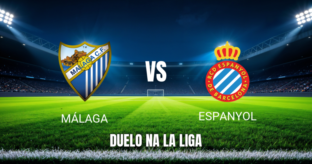Onde assistir Málaga x Espanyol: Palpite e transmissão 09/10/2026