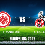 Onde assistir Eintracht Frankfurt x FC Cologne: Palpite 16/10/2026