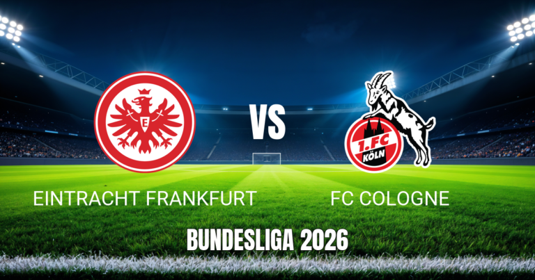 Onde assistir Eintracht Frankfurt x FC Cologne: Palpite 16/10/2026