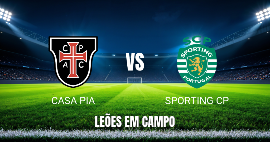 Onde assistir Casa Pia x Sporting CP: Palpite e odds 30/10/2026