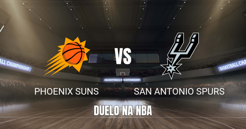 Onde assistir Phoenix Suns x San Antonio Spurs: Palpite 10/10/2026