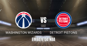 Onde assistir: Washington Wizards x Detroit Pistons, Palpite 10/10/2026