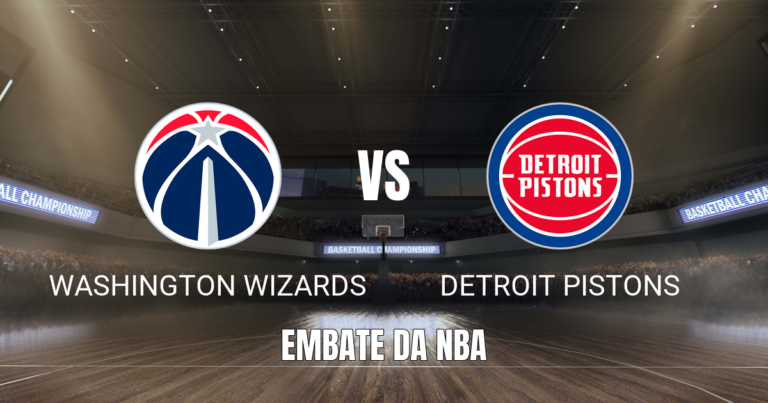 Onde assistir: Washington Wizards x Detroit Pistons, Palpite 10/10/2026