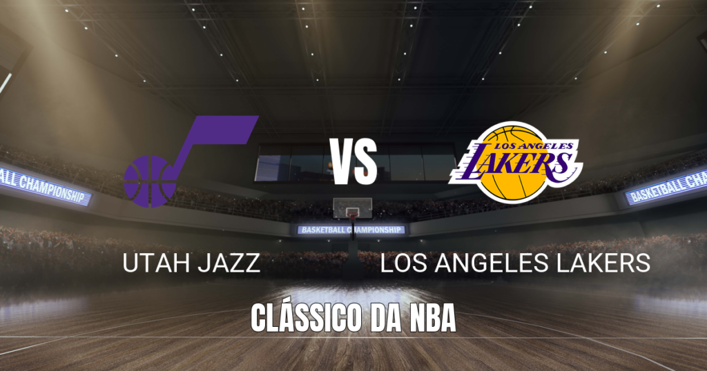 Onde assistir Utah Jazz x Los Angeles Lakers: Palpite 25/10/2026
