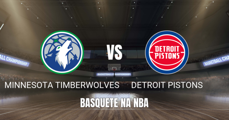 Onde assistir Minnesota Timberwolves x Detroit Pistons: Palpite 14/10/2026
